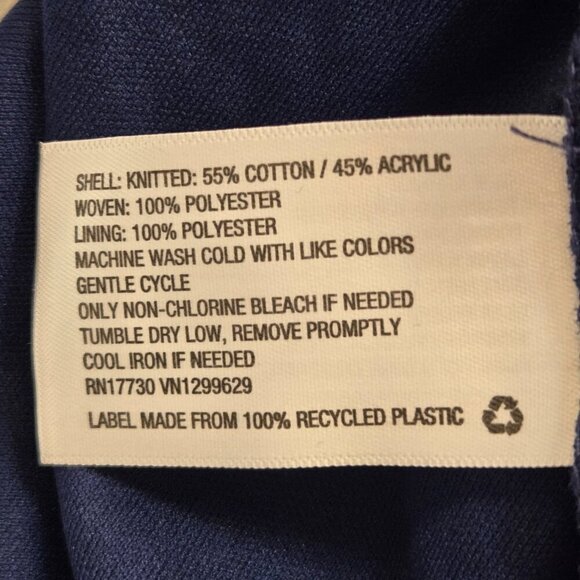 Xhilaration Blue Knit Top Aztec Multi Color Bottom Sleeveless Maxi Dress Size S - Picture 13 of 13